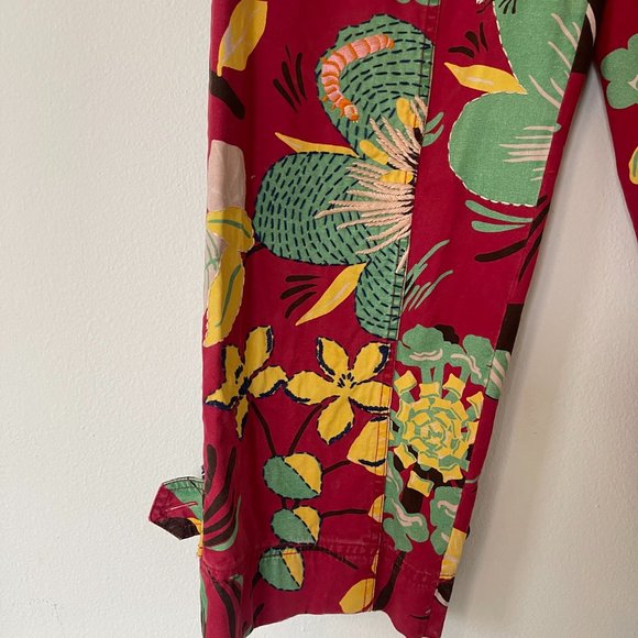 HILFIGER COLLECTION Carribean Pleated Pants with Hand Embroidery - RARE - Picture 6 of 16